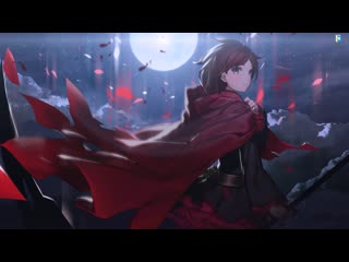 Аниме девушка red живые обои для wallpaper engine