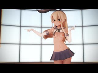 Mmd r 18 [erotic] shimakaze yeah oh ahhh oh author 000