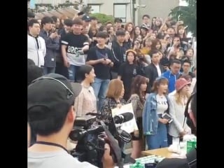 [fancam] unnies в университете конгук