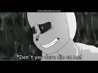 Dont leave sans and frisk animation, chara won undertale