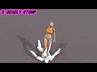 Motion capture trample finisher animations