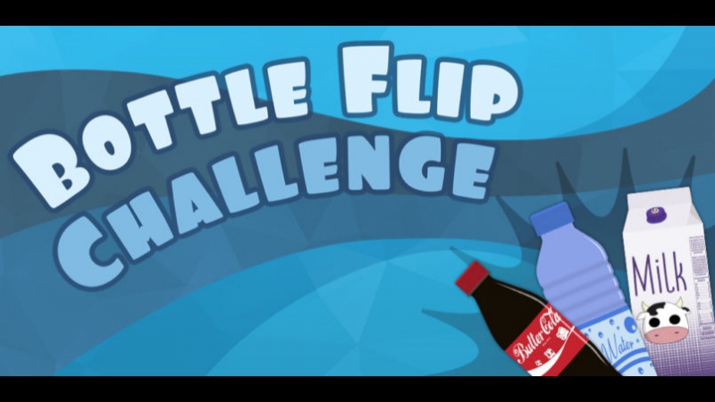 Поляковский летсплей3))) bottle flip (бутылка)