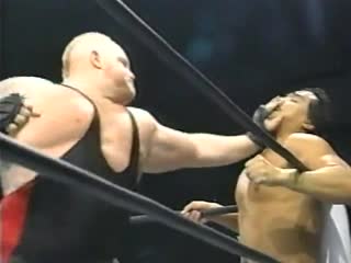 Big van vader & crusher bam bam bigelow (c) vs hiroshi hase & keiji muto (c) (njpw explosion tour `92 day 14)