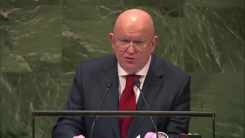 Небензя в оон ставит на место неграмотных европейцев!