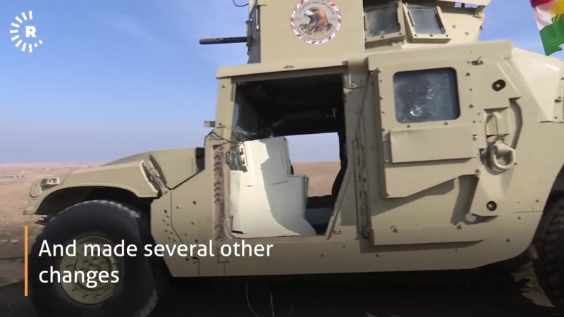 Guns porn video – Peshmerga makes unmanned vehicle equipped with guns and camera