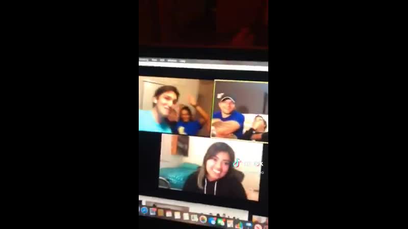 A girl flashed david in his latest college zoom call