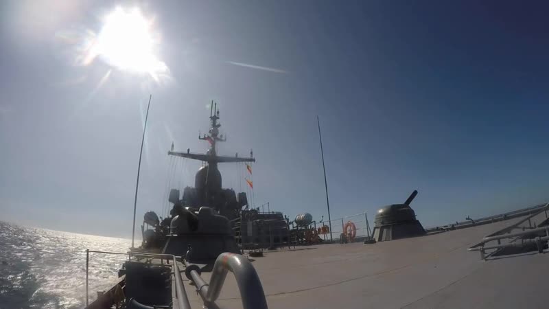 Ракетные корабли балтфлота выполнили стрельбы по воздушным целям условного противника