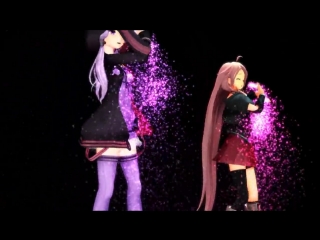 【ia x yuzuki yukari】「h a p p y s y n t h e s i z e r」【vocaloid3カバー x mmd】