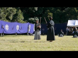 Katori shinto ryu iaijutsu kenjutsu bojutsu naginatajutsu meiji jingu demonstration 2015