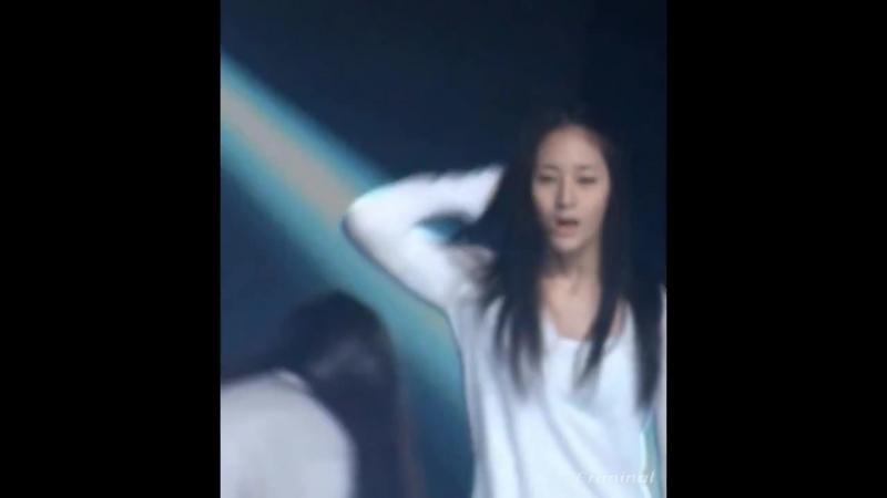 [fancam] f(x) krystal focus ver electric shock (rehearsal)