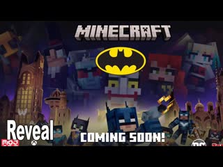 Minecraft batman dlc reveal minecraft live 2022 [hd 1080p]