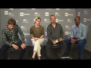 Rai movie interview with 'seberg' cast at venice 30/08