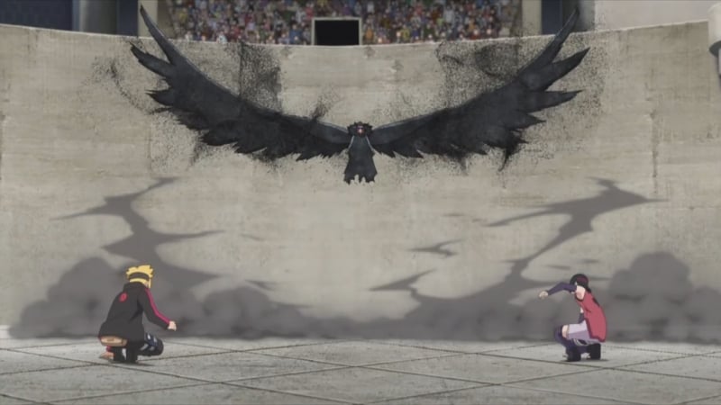 Боруто и сарада против шинки