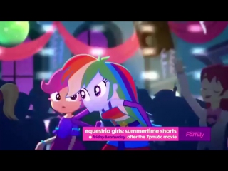 Promo equestria girls canterlot shorts all august!