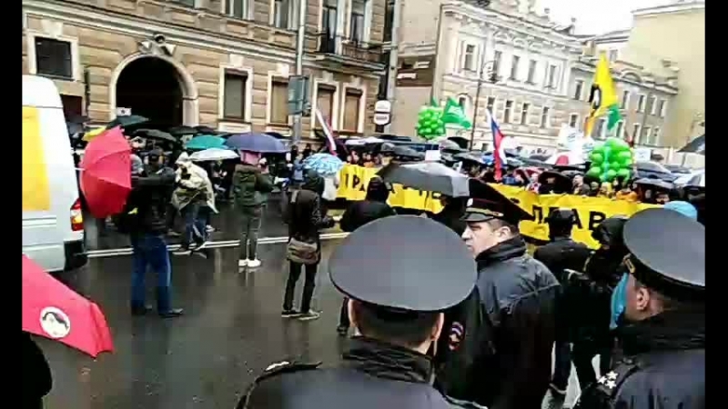 Петербург первомай 2018