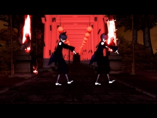 【mmd】hold, release, rakshasa, and carcasses (twins)