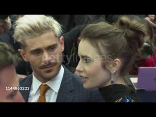 Zac efron, lily collins at 'extremely wicked, shockingly evil and vile' european premiere on april 24, 2019 in london, united ki