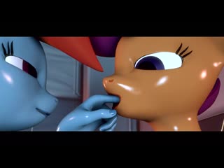 Wet floor futa rainbow dash x scootaloo