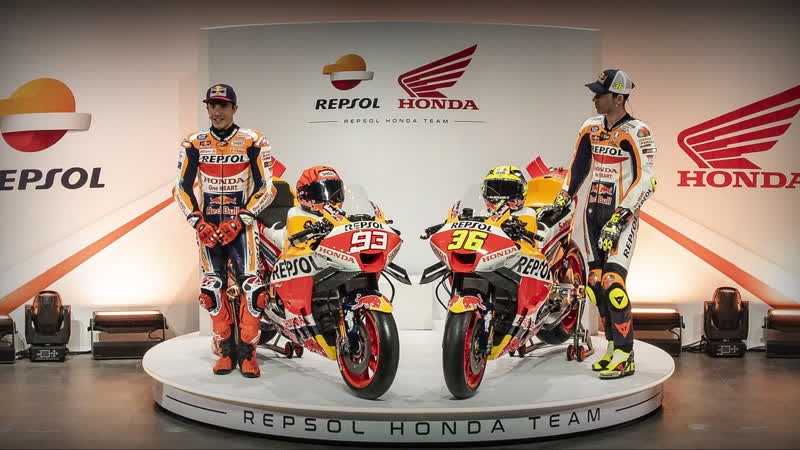 Трансляция презентации заводской команды repsol honda motogp 2023 года марк маркес и жоан мир