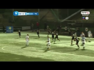 L'ouverture du score de mourad satli, 1 0 pour le red star fc (29/09/2017)