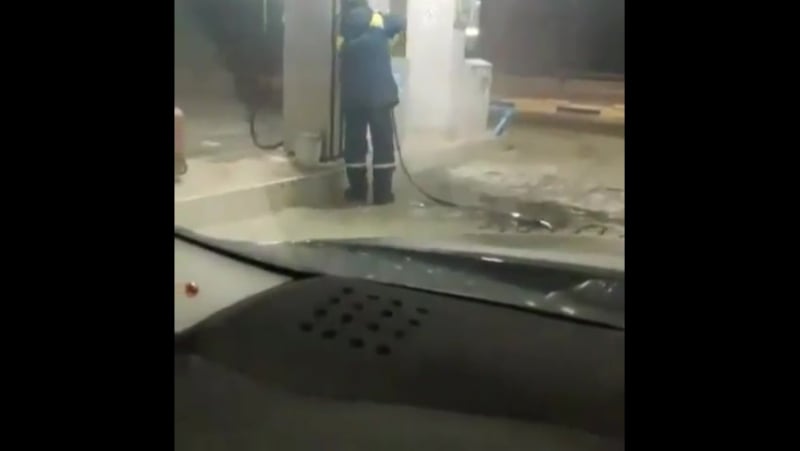 Бензин замерз