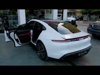 2020 porsche taycan exterior and interior details (incredible electric car)