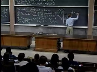 Lec 8 mit 18 06 linear algebra, spring 2005