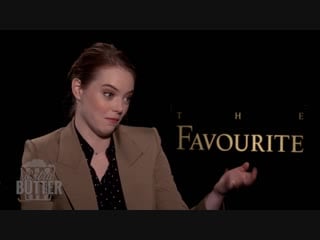 Emma stone talks pee and poop in the favourite ¦ extra butter funny interview