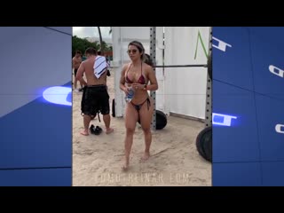 Focooo nos objetivos sempre no treino de mmii na praia (aline barreto)