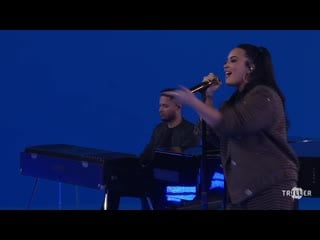 Demi lovato live at rock the votes unmute your voice concert