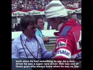 Former f1 ceo bernie ecclestone remembers niki lauda