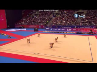 Групповое упражнение 5 мячей (финал) кубок мира софия 2019