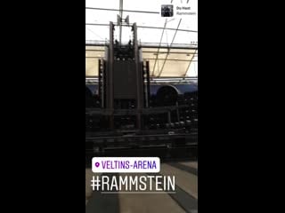 Rammstein stage in gelsenkirchen