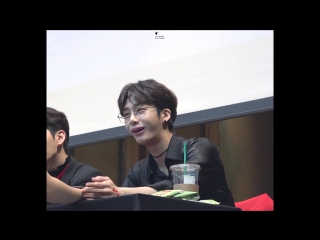 [fancam] jongno fansign (hyungwon)