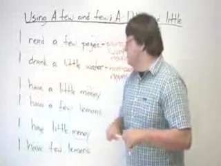 Engvid com talking about quantity in english a few a little few little