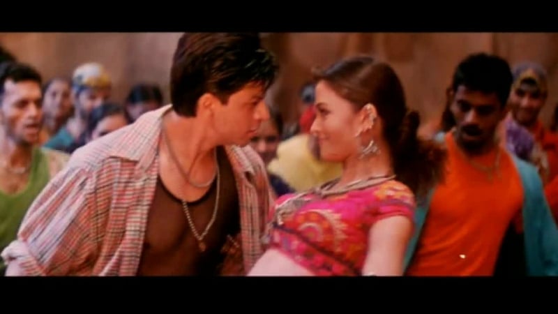 Танец из индийского фильма вернуть сына айшвария рай и шахрукх кхан