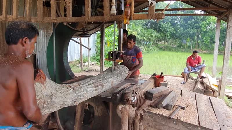 Полу ручная пилорама