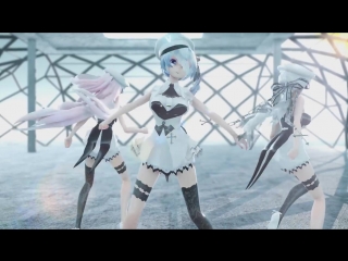 Mmd liar dance miku haku luka 4kuhd