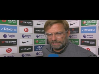 Jurgen klopp post match interview