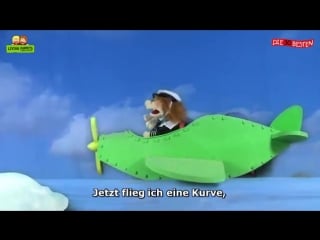 Ich flieg mit einem flugzeug kinderlieder puppenvideo