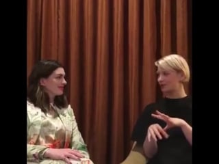 Mia wasikowska and anne hathaway quick qa about alice through the looking glass liveworld 2016