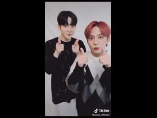 Ateez tiktok 210120 yunho & jongho