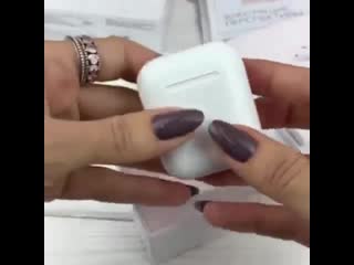 Airpods luxe распакоа