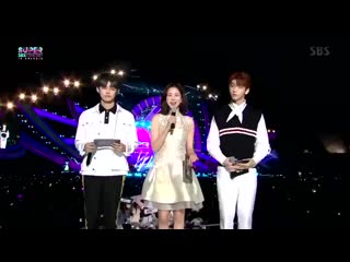 190428 soobin&yeonjun mc @ sbs super concert