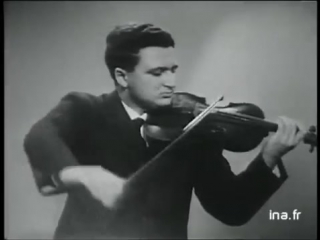 Salvatore accardo, violin archival footage 1960 debussy minstrels