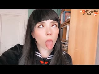 Азиатская школьница отлично сосёт sweetie fox asian schoolgirl deepthroat and riding on big cock after classes пизда anal pussy