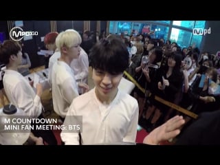 [backstage] 160512 bts mini fanmeeting @ m!countdown (ch mpd cam)