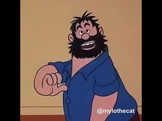 Brutus from popeye as the notorious rapping the classic «it's all about the benjamins» (video by mylo the cat) (2019)