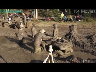 Atvs vs water pit atv mud race oro