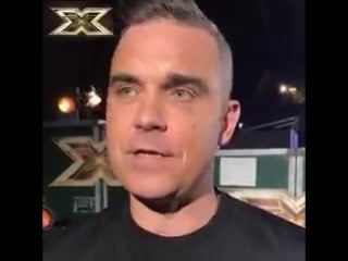 The enormity of the sixchairchallenge is beginning to dawn on @robbiewilliams xfactor